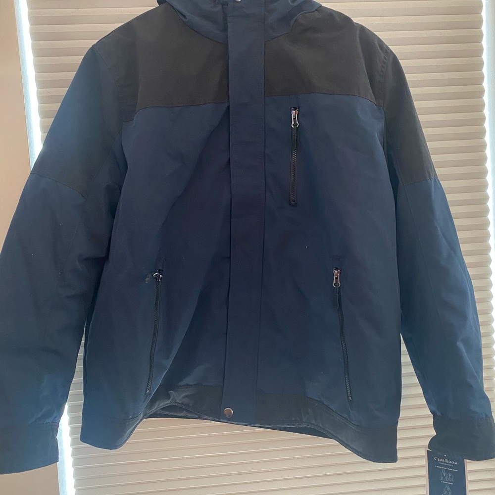 NWT Club Room Men's Navy 3 in 1 Performance Jacket XL